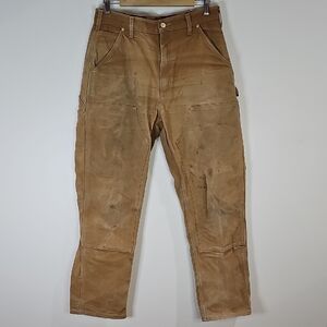 Carhartt Men's 33x32 Doubl3 Front Tan Pants